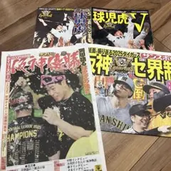 即購入OK♡阪神タイガース♡優勝記念雑誌♡新聞♡4部セット♡2025年リーグ優勝