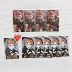 T*u様 あくねこ 悪魔執事と黒い猫 バレンタイントレカ風カード テディ 箔押し