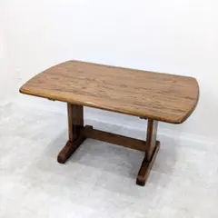 三越家具 ブルージュ USEDバタフライ ダイニングテーブル 机 ラタン