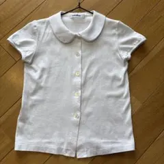 familiar 半袖シャツ 120サイズ ホワイト　3回着用のみ美品