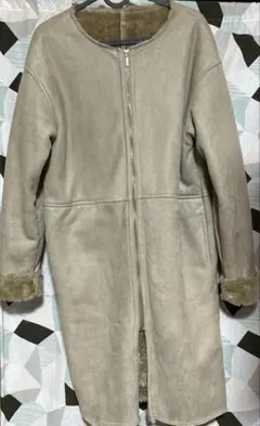 ボアロングコート