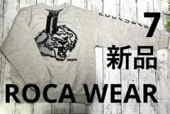 新品⭐️訳　ROCA WEAR 立体刺繍トレーナー　7T ★kro61