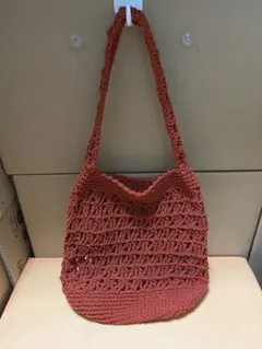 【中古品】　Sybilla シビラニットバッグ