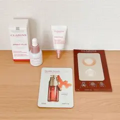 クラランス ブライトプラス 7ml入り＆ダブルセーラム サンプル 計4点 未使用