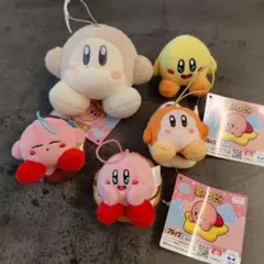 星のカービィ ぬいぐるみ マスコット 5点セット ワドルディ ストラップ
