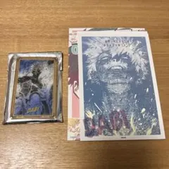 ヒロアカ　荼毘　原画展　箔押しクリアカード　ワンカードコレクション