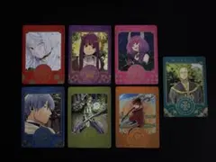 葬送のフリーレン 特典 カード 7枚セット 魔法のキャラクターカード