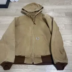 Carhartt アメリカ製　ベージュ アクティブジャケット