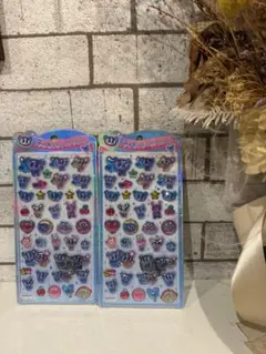 うるちゅるシール 正規品 ANGEL BLUE シール 2シートセット