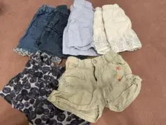 【まとめ売り】女の子キュロット6点　100cm べべ、組曲など