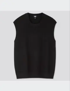 オーバーサイズクルーネックベスト