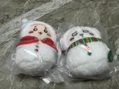 エニマイくじちいかわE賞マスコットセット　モモンガ、古本屋（かにちゃん）