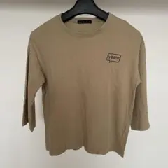値下げ　SHISKY ベージュ 七分袖　Tシャツ 130 トップス　長袖
