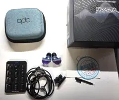 qdc FRONTIER Aquamarine 有線イヤホン 本体 - メルカリ