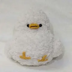 もこもこあひる あみぐるみ（大）