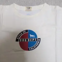 DOG DEPT ロゴ Tシャツ Sサイズ クリーム