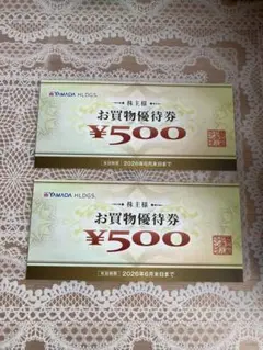 YAMADA HLDGS. お買物優待券 2枚　ヤマダ電機