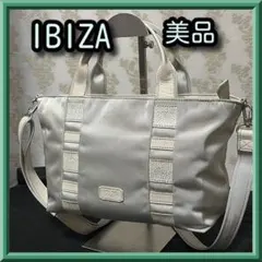 特価☆美品☆IBIZA イビザ☆ナイロン×レザー2wayバッグ