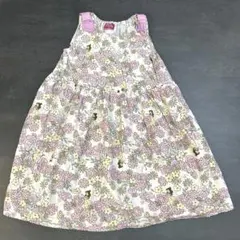 Disney Princess ノースリーブワンピース 花柄 120 プリンセス