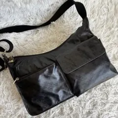 ✨ゲラルディーニ ショルダーバッグ ソフティ ブラック 軽量 斜め掛け可
