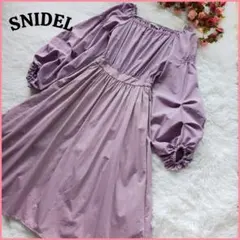 SNIDELワンピース　Sパープル 楽天市場】snidel ワンピース パープルの通販
