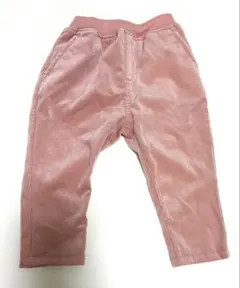 無印良品 キッズ コーデュロイ ロングパンツ ピンク 80cm