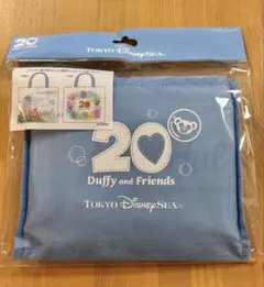 ディズニーリゾート　ダッフィー　20周年　ショッピングバッグ　エコバッグ