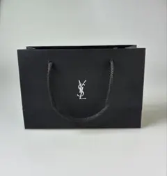 サンローラン YSL ショッパー 紙袋 黒 ロゴ入り