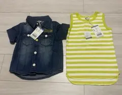 【未使用、美品】子供服　キッズ　ベビー　トップス2点セット