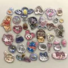 49 ボンボンドロップシール　立体　フレークシール　キャラクター　おすそ分け