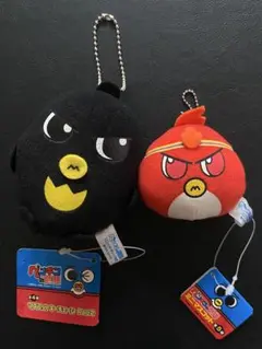 未使用 当時物 ペンギンの問題 ぬいぐるみ マスコット キーホルダー セット