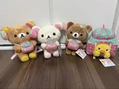 リラックマストア限定 めいぐるみ セット リラックマ×チュッパチャップス ぬいぐるみ5点セット LOFT限定