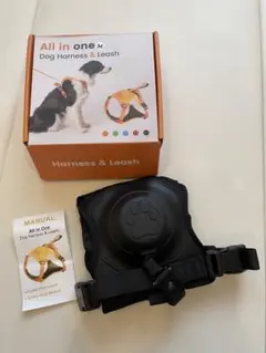 【匿名配送】オールインワン ペットハーネス 犬用ハーネス 胴輪小型犬 Mサイズ