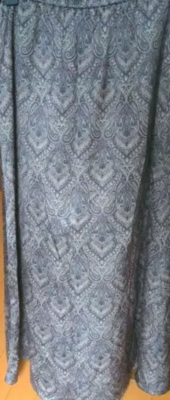 ★☆NEW☆Re:EDIT☆リエディ☆☆ペイズリー☆ロングスカート☆台形☆Ｌ☆★
