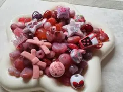 ピンク系ビーズセット多数　約200ml