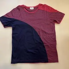 LANVIN en Bleu ボーダー切替Tシャツ サイズ50のサムネイル