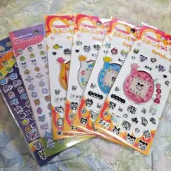 たまごっち　キラキラシール　プチプチシール　6枚セット