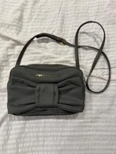 【JILLbyJILLSTUART】 リボン付きナイロンショルダーバッグ