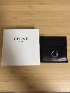 CELINE ノット スモールフープ / ロジウムフィニッシュ ブラス　片耳のサムネイル