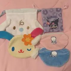 サンリオ ポーチ 巾着 ガチャ セリア まとめ売り