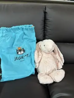 JELLYCAT Bashful Bunny ピンクのウサギ　ぬいぐるみ　袋付きのサムネイル