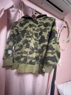 BAPE KIDS シャークパーカー 迷彩 140cm