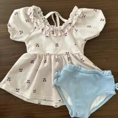 petit main チェリー柄水着セット 90㎝