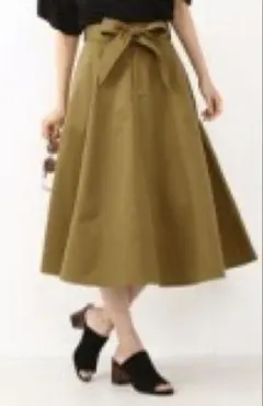 BEAMS ×Dickies チノ フレア スカート Ｍ ビーミング