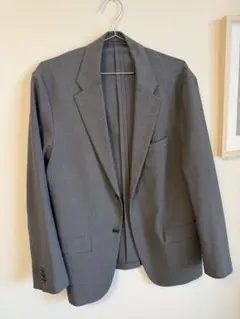 【美品】ユニクロ ジャケット グレーLのサムネイル