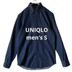 UNIQLO ユニクロ デニムシャツ 長袖 メンズS レディースM相当