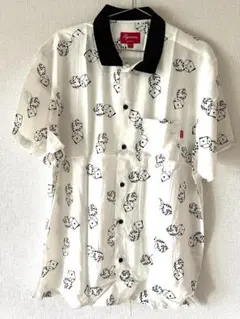 キムタク着用モデル!!】シュプリーム ✈︎ダイス柄 半袖シャツ 