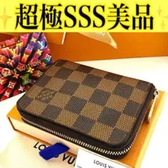 ルイ ヴィトン◎コインパース ダミエ エベヌ ラウンドファスナー ブラウン 茶色