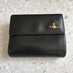 Vivienne Westwood ブラック三つ折り財布