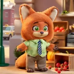 トップトイ　TOPTOY ズートピア　ぬいぐるみキーホルダー　ニック